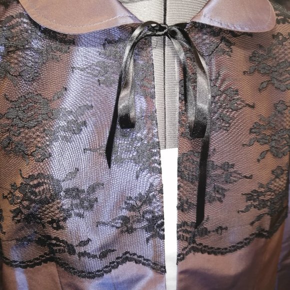 Purple Opalescent evening bolero - Picture 2 of 4